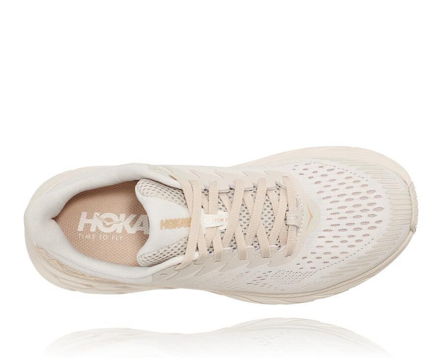 Hoka One One Løbesko Dame - Clifton 7 - Hvide - 243781XZM